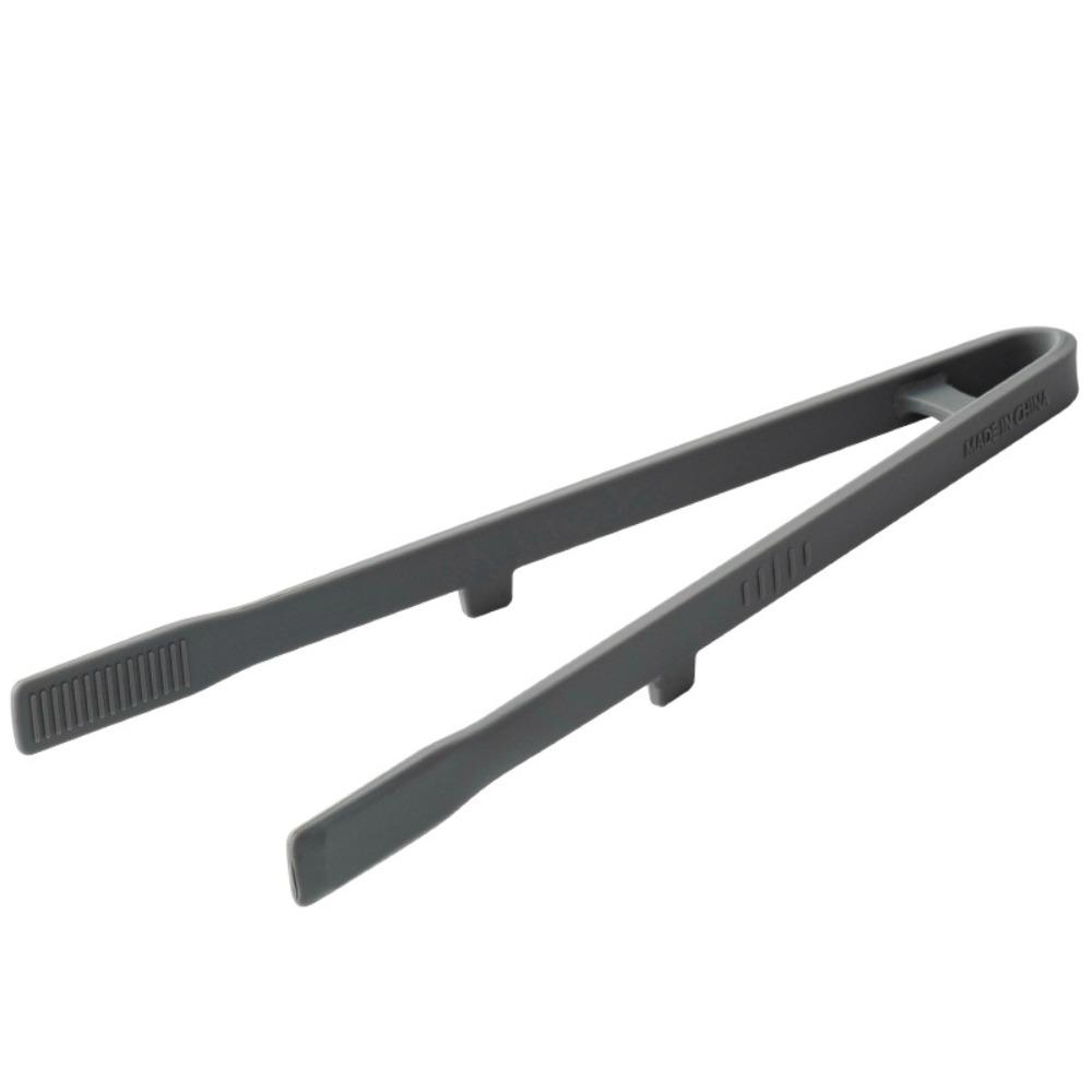 Anti-scalding Bread Cake Clip High-temperature Resistant Long Handle Fried Steak Clip Food Grade Non-Stick Silicone Food Tong
