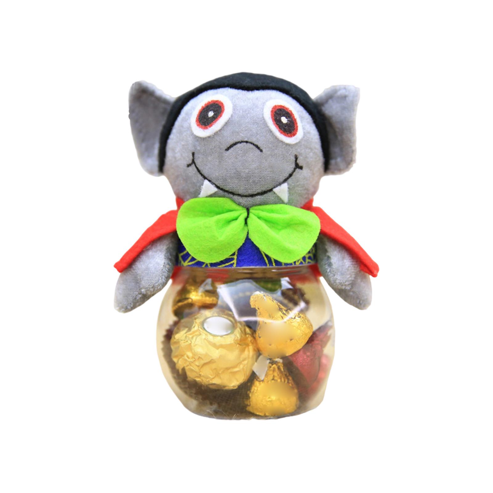 

New Halloween Decorations, Festival Atmosphere Arrangement Gift Box, Creative Cat Pumpkin Candy Jar One Size