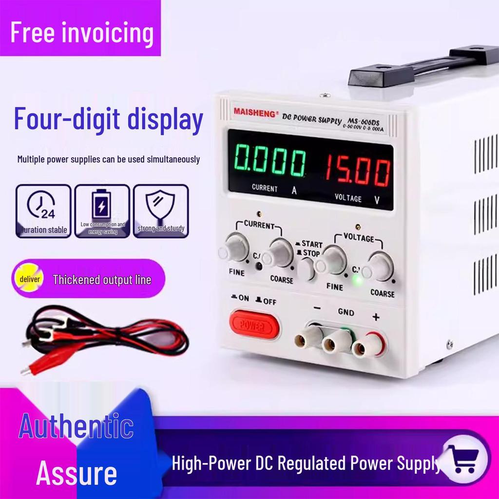 Maisheng Digital Display 15V/30V Adjustable DC Power Supply 10A/5A
