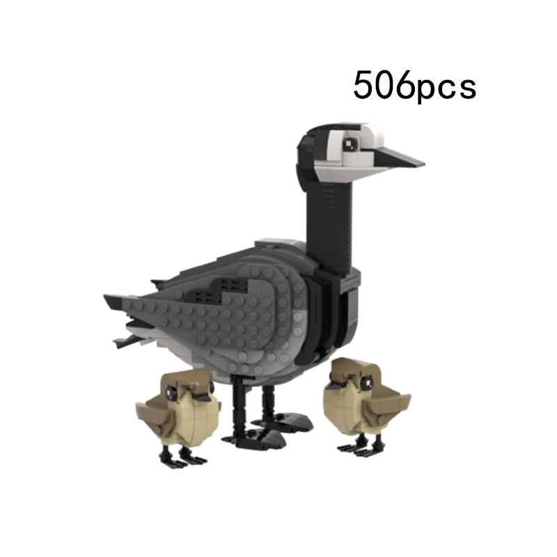 Spot MOC-183592 Animal Bird Pheasant Kingfisher Diving Robin Small Particle Assembling Building Block Model Toy Gift