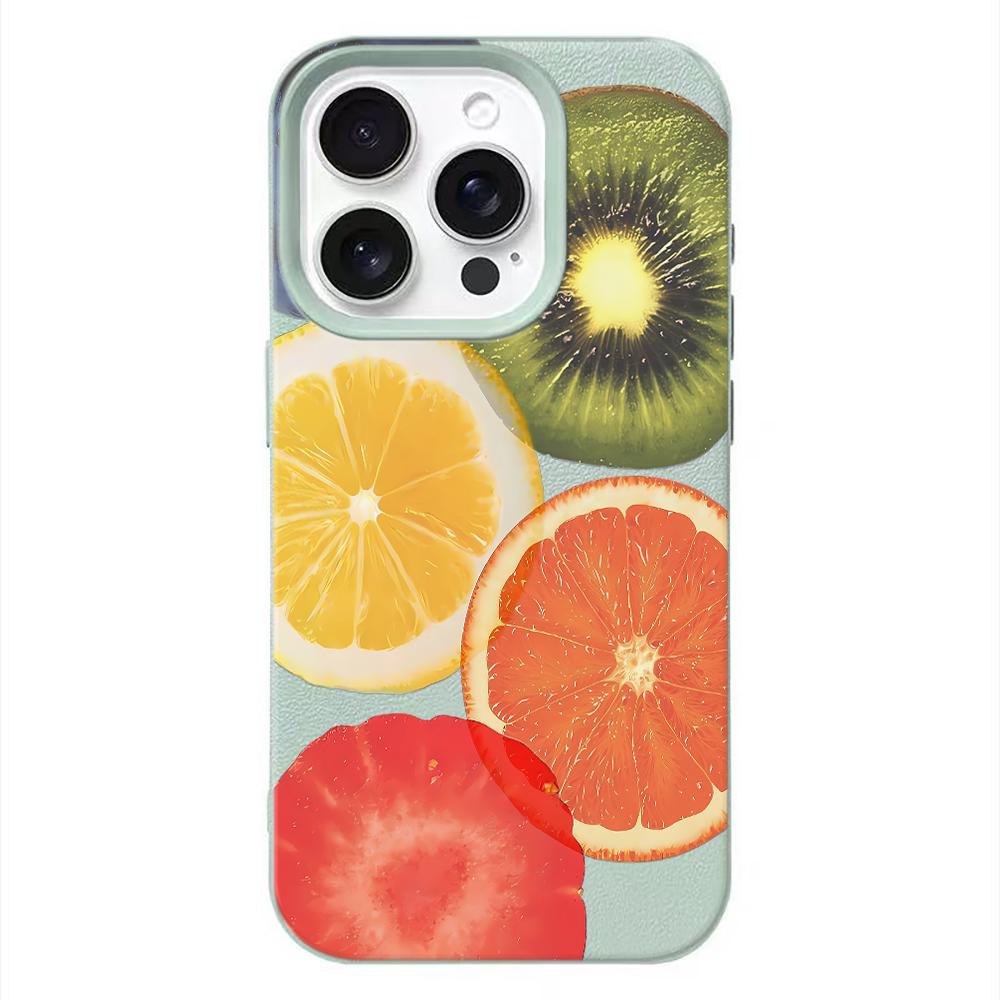 

Luxury And Fashionable Fruit Sliced Phone Case For Iphone 17 Air 16 16e 15 14 13 12 11 Pro Max Shockproof Protective Cover iphone 15 Plus