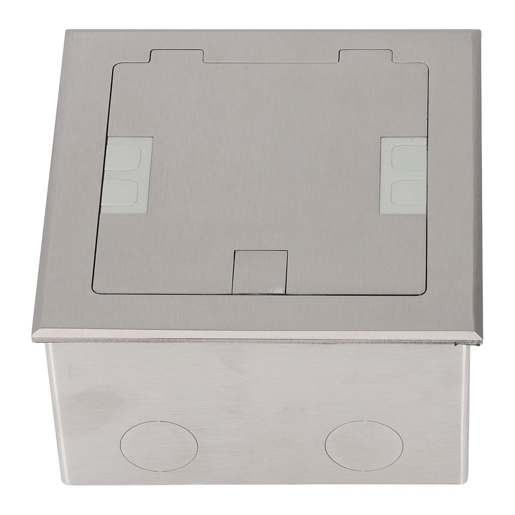 Recessed Floor Outlet 2500W 16A 2 Sockets 1 USB 1 Computer Port Embedded Floor Power Outlet
