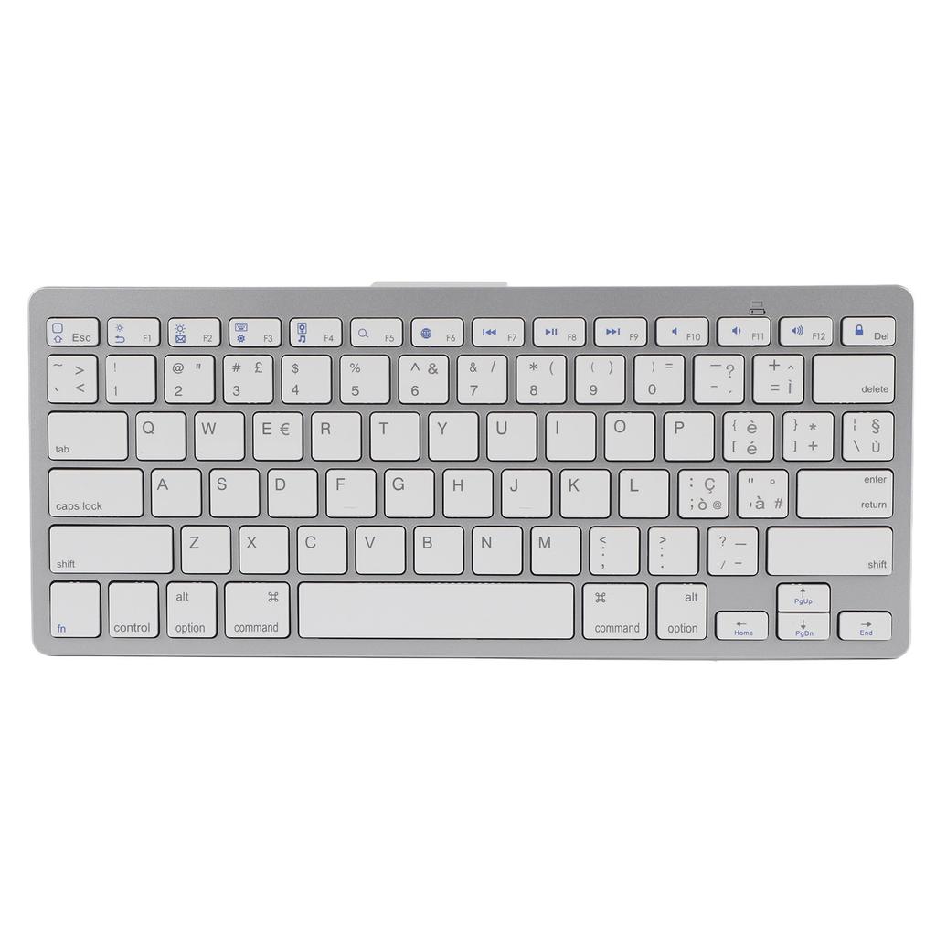 Wireless Keyboard   78 Keys   Thin Portable White Computer Keyboards for   for OS X for   for  Dows