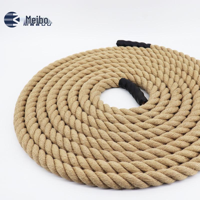Gym & Outdoor Arm Strength Climbing and Battle Rope – Fitness, Tug of War, Swing, and Hemp Rope