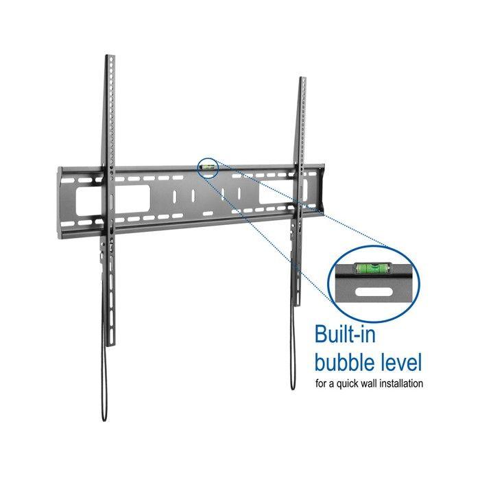 Fixed TV Mount - EWENT - EW1504 - 60-100 Inches - Resistance 80 Kg - Black