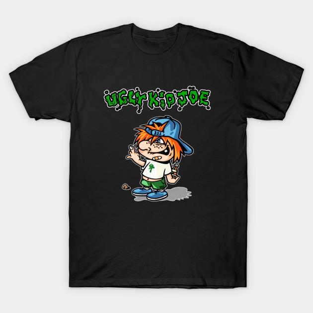 

Men Black Print T-shirt Ugly Kid Joe Band No-Cut Transfer Paper Print Cotton Tshirt S чорний