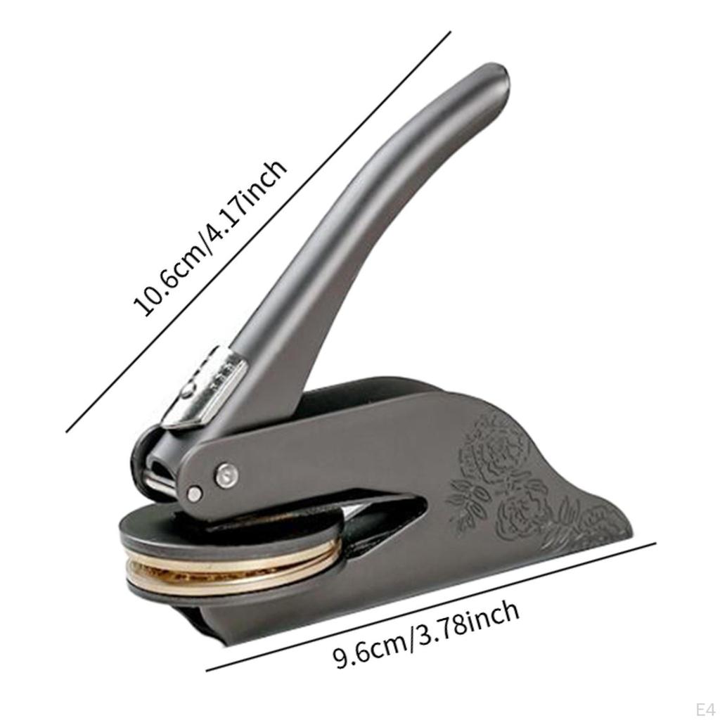 Letter Embosser, Handheld Stamping Device for Name Cards