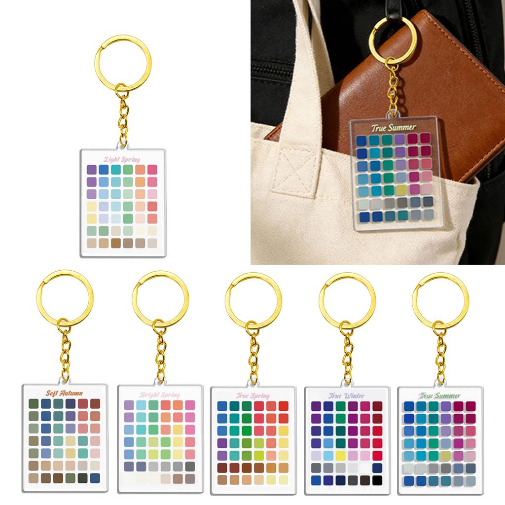 Einzigartiger saisonaler Schlüsselanhänger Hochwertiger bruchsicherer Acryl-Schlüsselanhänger Zubehör für Tasche, Geldbörsen und Rucksäcke