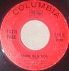 7inch Record PATTI PAGE  Same Old You 444115 COLUMBIA 1966 US Pop Used