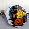 1pc Halloween Pikachu Witch Hat Automatic Opening/Closing Umbrella with 8 Ribs, Outdoor Umbrella for Fans, Travelers, Daily Use, Festival Gift.F047