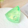 Cheese Sugar Ball Squeeze Toy Transparent Glitter Cheese Stress Relief Fidget Toy Hand Relaxation Triangle Cheese