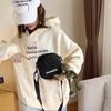 Japanese Style Canvas Shoulder Bag for Women Mini Crossbody Purse Simple Street Style Handbag KTB