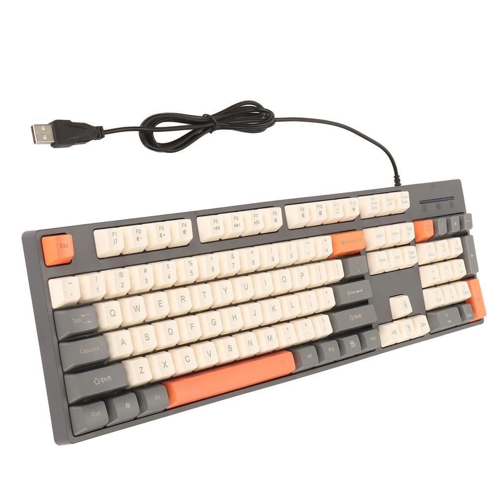 104 Keys Wired Keyboard 3 Colors Cute Gaming Keyboard USB Interface Business Keyboard for     7 8 10 11 for OS X