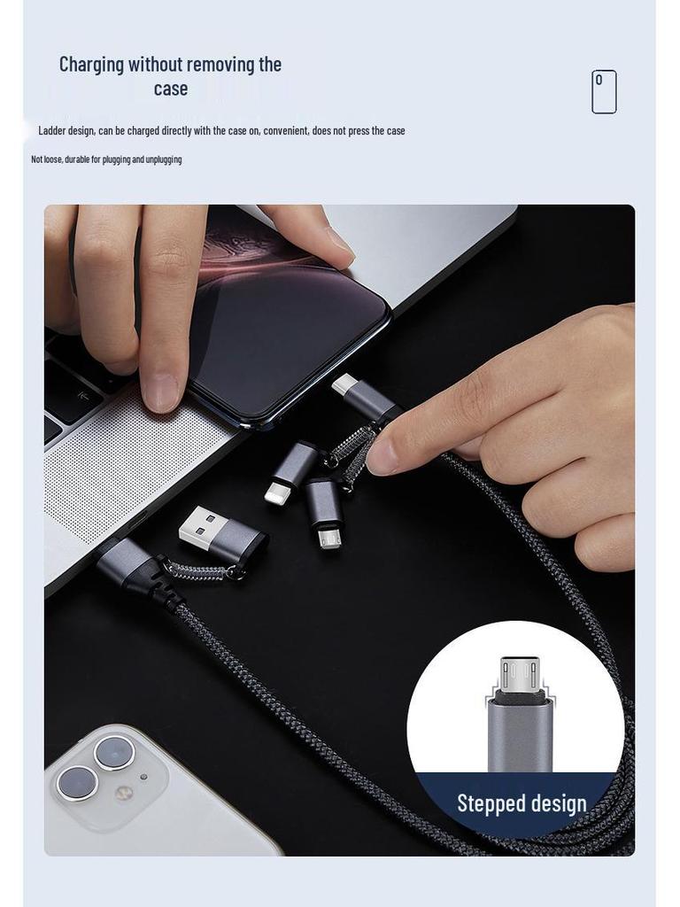 PD Fast Charging Type-C Cable: 5-in-1, 2-in-3 for Huawei - Hot Seller