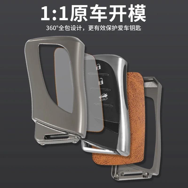 Leather Car Key Case Cover for Lexus UX250 UX260 Es Es350 UX200 UX250h ES200 ES300h ES350 US200 US260h 2018-2020 Car Accessories