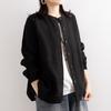 Spring Autumn Vintage Cotton Linen Casual Shirt Women O-neck Loose Fashion Buttons Blouse Female Long Sleeve Top