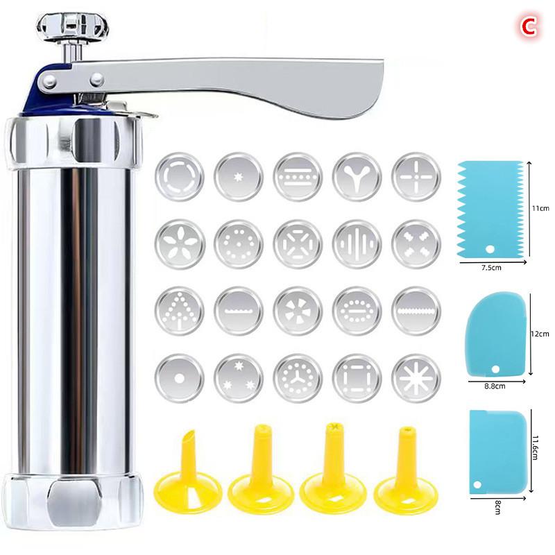 Diy Handmade Cookie Press Machine Cookie Press Icing Kit Cookie Nozzle Cutter Mold Pastry Syringe Cream Cookie Cake Tool