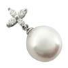 Pendant Top Silver Women Pearl Used