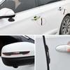 UVXR5 4Pcs Car Door Edge Anti-collision Strips Bumper Trim Sticker Accessories For Toyota Rav4 Corolla Chr Yaris Camry Cross Auris TRD