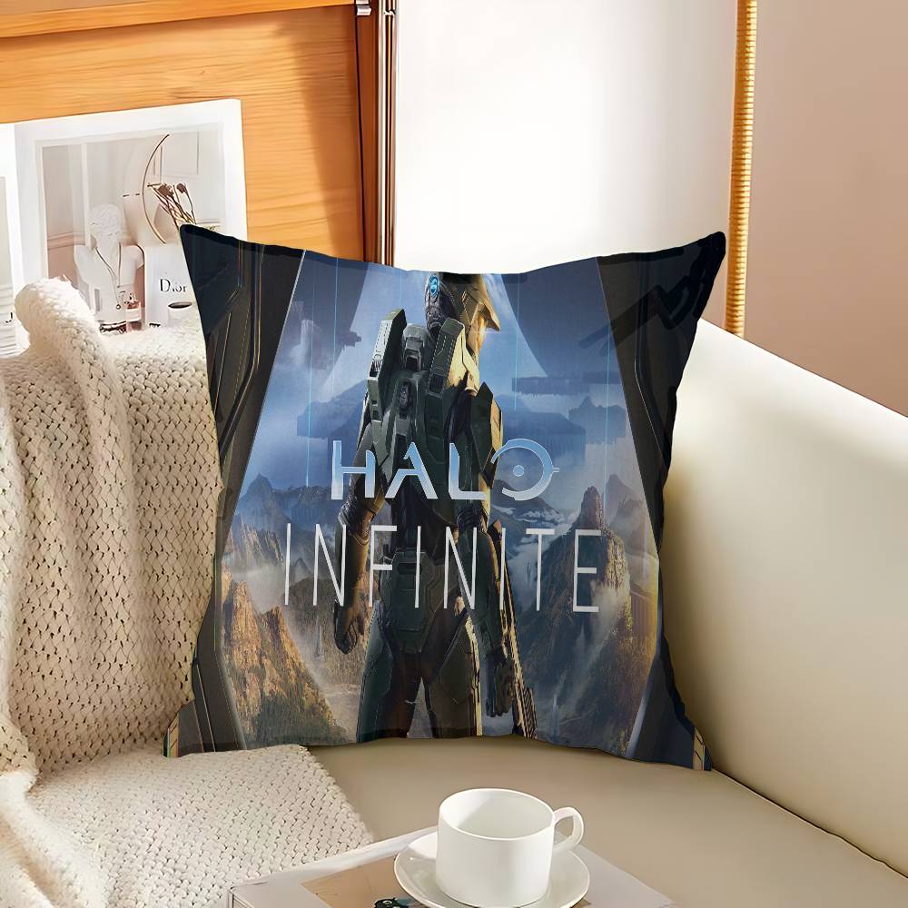 Game H-Halos Pillow Gift Home Office Decoration Pillow Bedroom Sofa Car Cushion CoverPillow Case