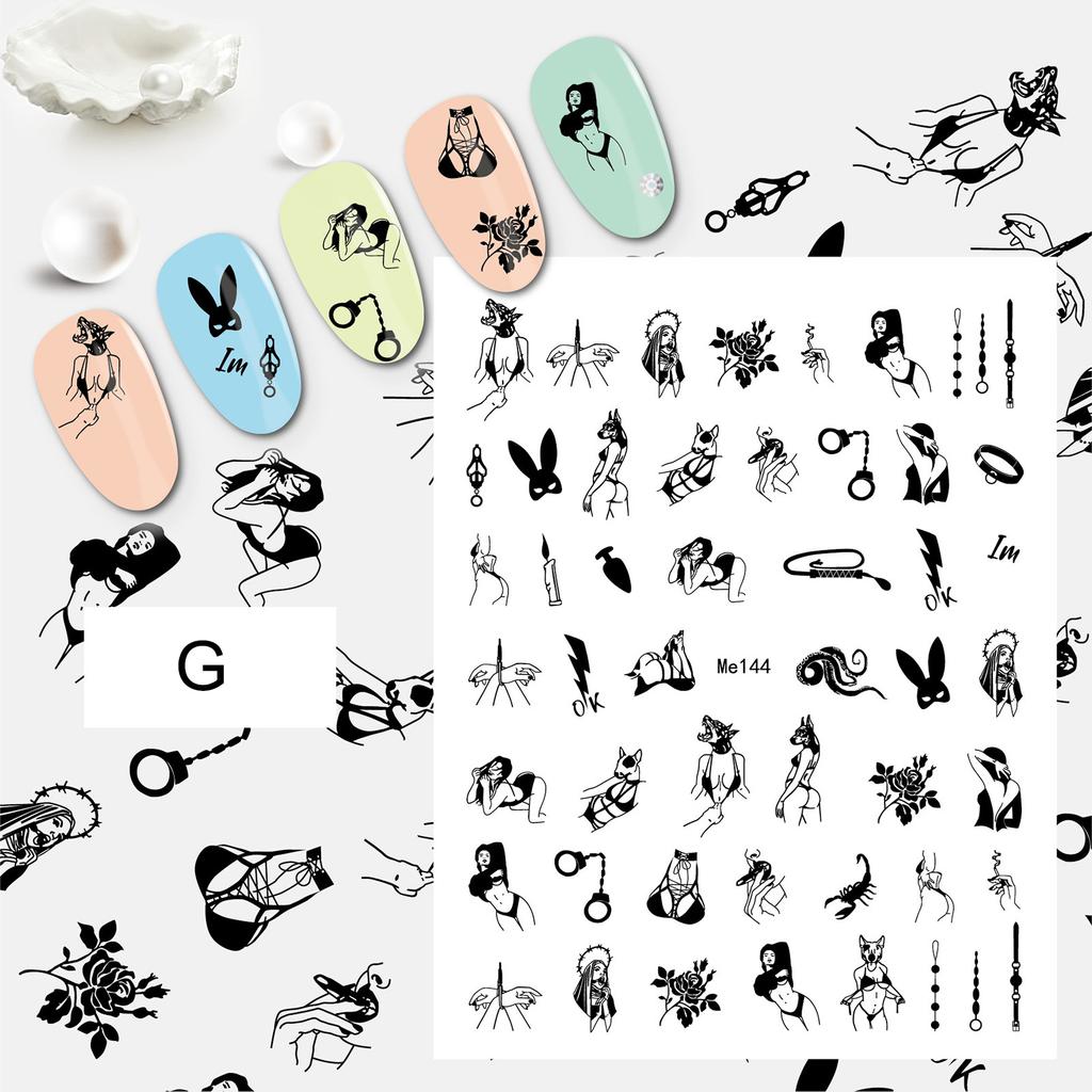 Practical Manicure Sticker Multipurpose Good Nail Transfer Sliders Ornament