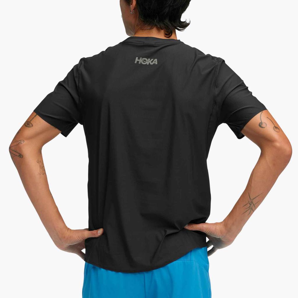 HOKA ONE ONE Solid Color Comfortable Versatile Stylish Short Sleeve T-Shirt Men tops 1175771-BLK