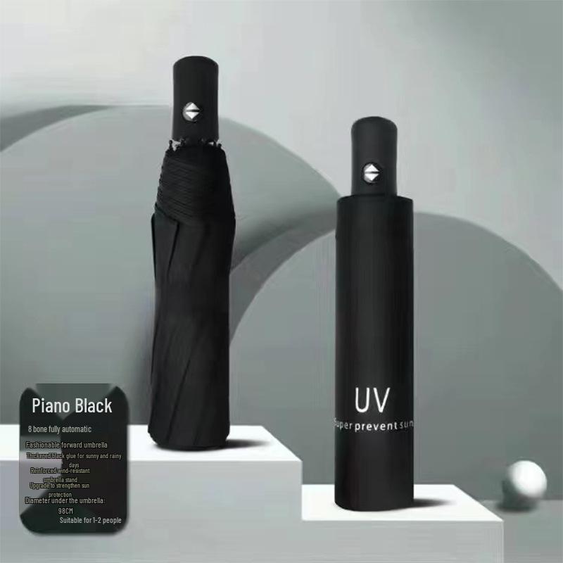 72-Rib Automatic Folding Umbrella for All Weather - Sunshade and Sunscreen for Men, Women, and Students