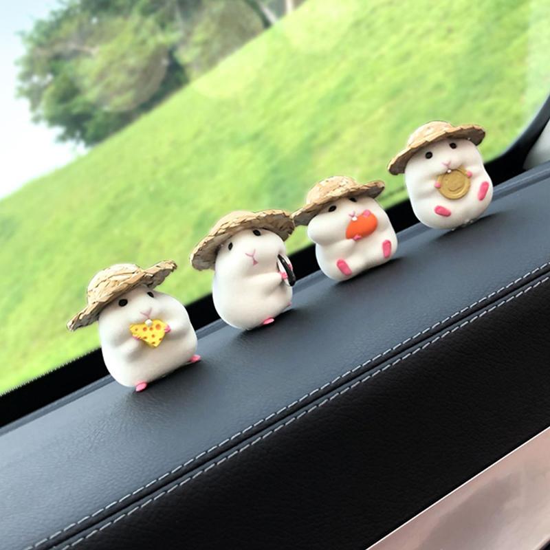 Ood Hamster-Auto-Ornamente, Fenster-Seiten-Auto-Innenzubehör, Dekorationszubehör