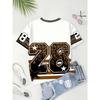 Summer Women's Short Sleeve T-Shirt Digital Print Sexy Trendy Casual Top