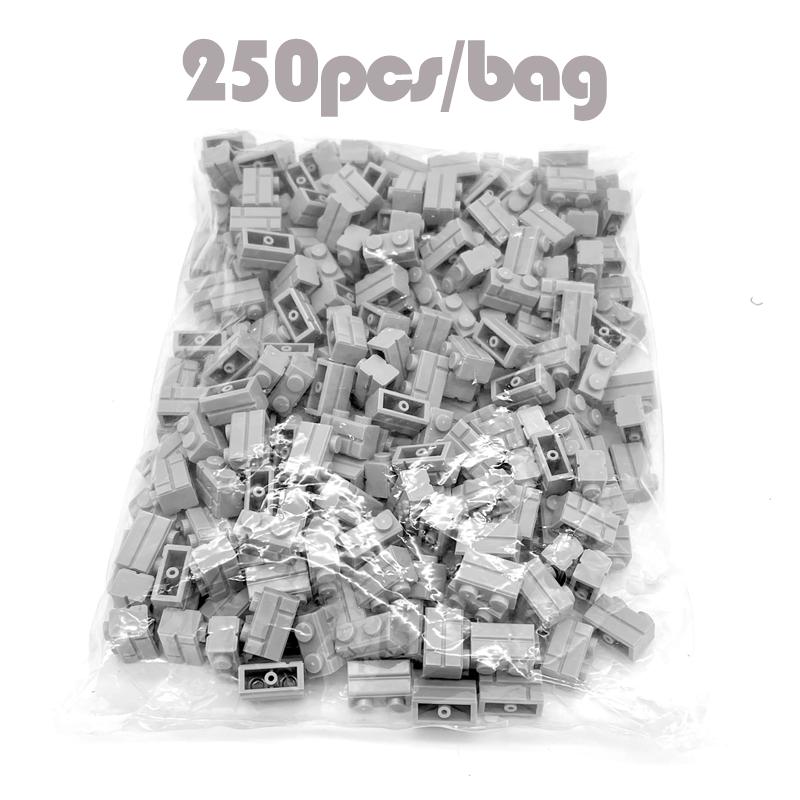 Bausteine Klassische Teile 1x2 Mauerwerksprofil Ziegelmauer und Stücke 250~1250 Stück Kompatibel mit allen großen Marken Spielzeug Geschenke