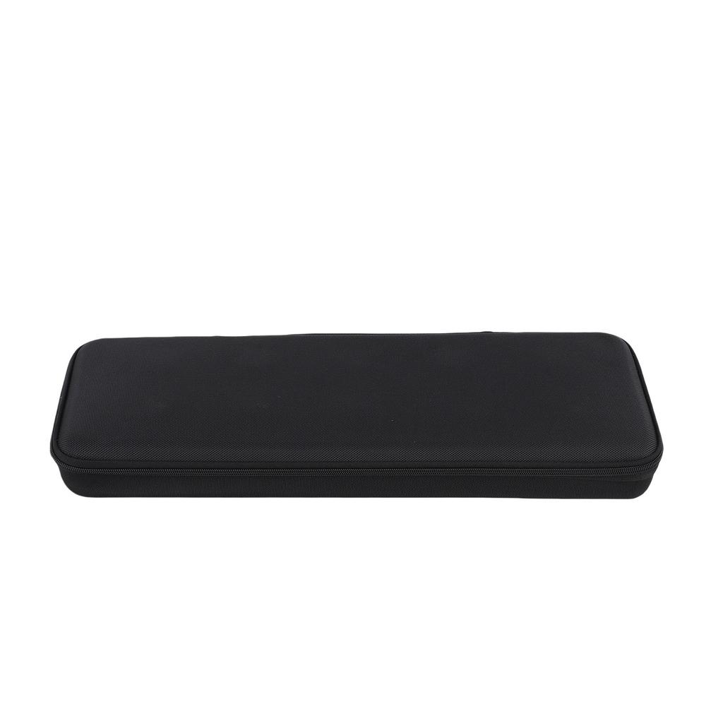 Keyboard Hard Carrying Case EVA Shockproof Water Proof Keyboard Storage Bag Protective Case for Outdoor Travel Black