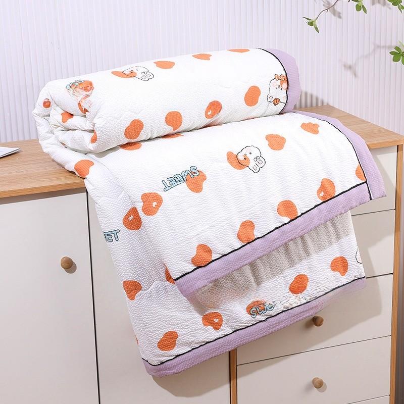 Bubble Cotton Summer Duvet Breathable Material Ecofriendly Filling For Student