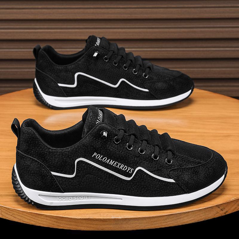 

2025 summer new fashion trend four seasons shoes student breathable Forrest Gump board shoes running sports shoes casual men s shoes 39 чёрный