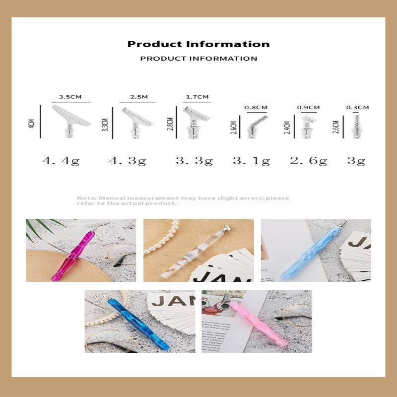 1/3 Stück DIY Bastelarbeiten Ersatz Stiftköpfe Legierung Wiederverwendbar Diamond Painting Stiftspitzen Punkt Bohrstiftköpfe