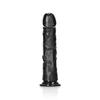 RealRock - Curved realistic dildo with balls and suction cup 23 cm
