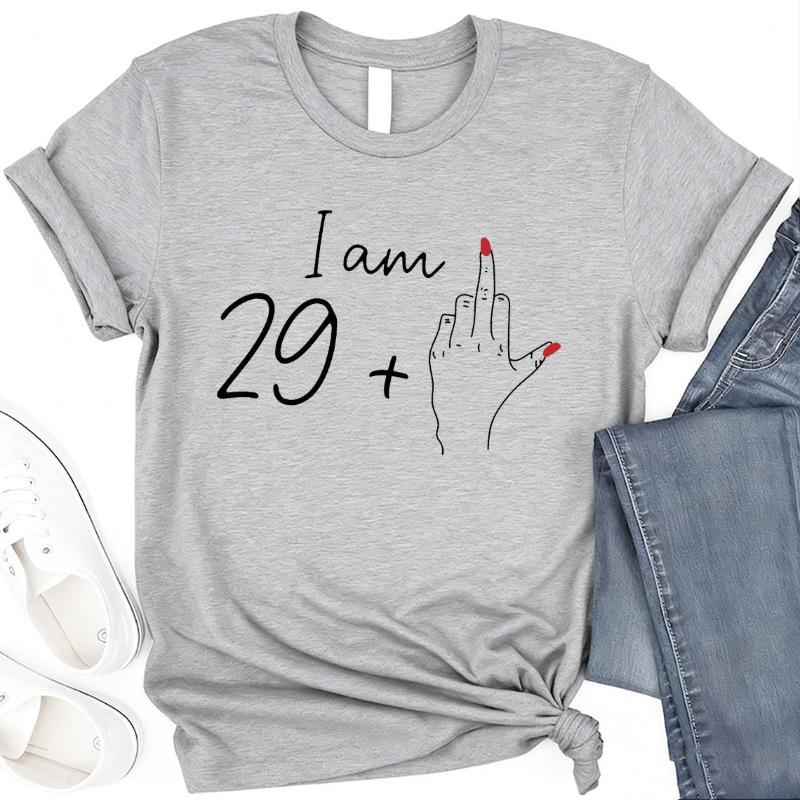 Personalized I Am Plus Middle Finger Shirt I Am Plus Age Birthday Tshirt Cool Birthday Women Shirt Birthday Party Tee for Mom