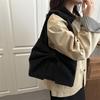 Autumn Winter New Fashi Simple Shoulder Bag Large Capacity Tote Bow Underarm Stylish Handle Bag Texture Simple Commuting Bag