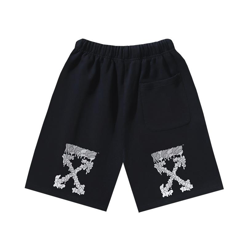 1213 Off-White 2025 Spring/Summer New OW Dissolved Arrow Printed Men's and Women's Casual Loose Shorts
