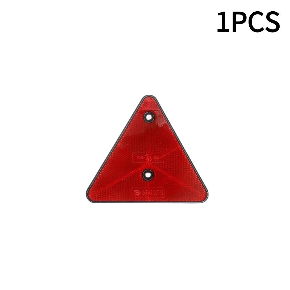 1/2/3/4/5PCS Red Triangle Reflectors Safety Rear Reflectors Warning For Trailer Bike Motorcycle Truck Boat Car Accessories