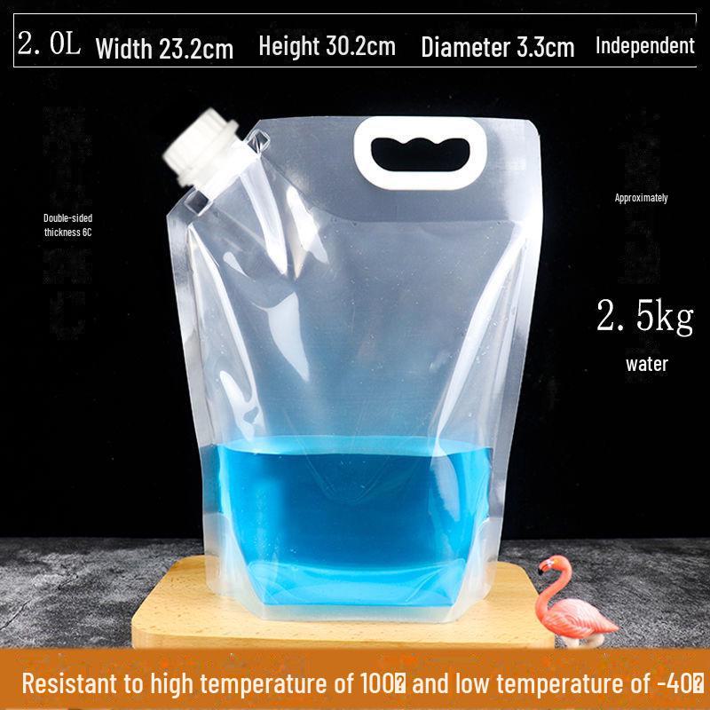 Portable Music Festival Water Bag - Food Grade, Disposable, Essential for Concerts