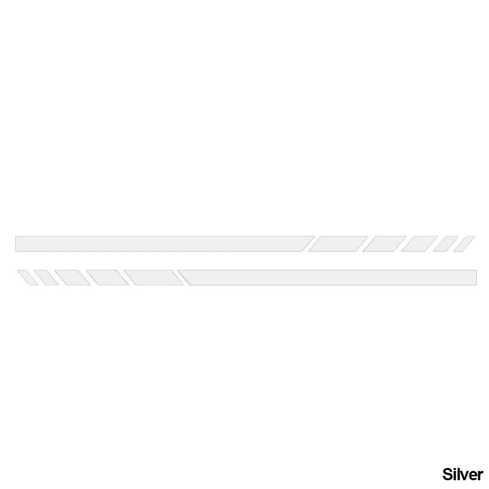 2PCS Stripes Sticker Rearview Mirror Decal For Mercedes Benz A B C E CLA S V R ML AMG W176 C117 W205 W204 W213 W212 C253 Decal