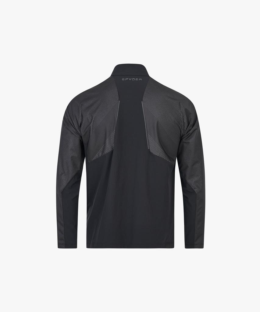 Spyder Men'S Hybrid Panel Mix Zip-Up Spjfcnft203Mblk