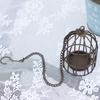 Yousheng Miniature Birdcage Ornaments, Decorative Mini Birdcage Figurine, Cute Garden Succulents Pot Decor Tea Banquet