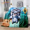 Cartoon 3D Grizzy und die Lemminge Decke, Weiche Überwurfdecke für Zuhause Schlafzimmer Bett Sofa Picknick Reise Büro Abdeckung Decke Kinder