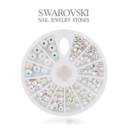 

Swarovski Crystal AB Nail Stone Nail Art Large Size 132pcs DSSCR-2088-AB
