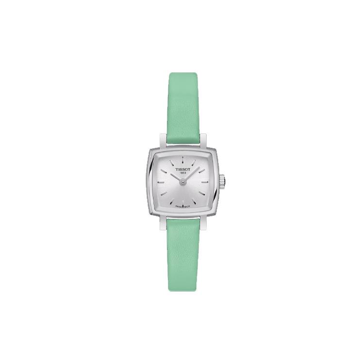 Tissot LOVELY SUMMER SET Quartz Movement Women's Watch 20mm Silver Dial Stainless Steel Case Leather Strap T058.109.16.031.01