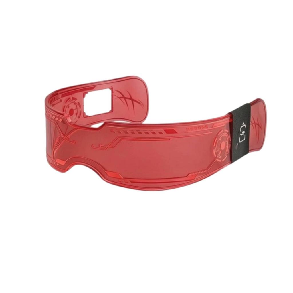 Multicolor Light-up Glasses | Adjustable-Looking Band, futuristic Goggles with