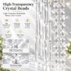 Acrylic Chandelier Lamp Prism Triangle Hanging Bead Chain Door Curtain Divider  Home Window Hanging