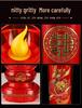 LED Wedding Dragon & Phoenix Smokeless Candle Lights - Red, Battery-Powered with Simulated Flame for Proposals & Ceremonies.