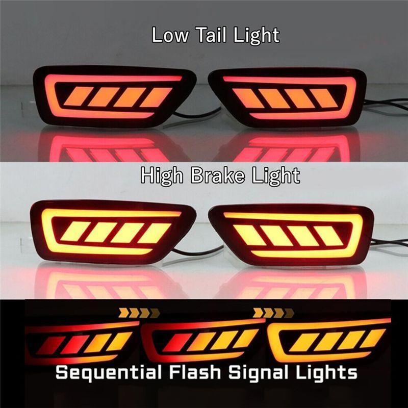 Powerful LED Tail Light For Jeep Grand Cherokee 2011- Rear Bumper Reflectors Stop Brake Turn Signal Light For Jeep Compass